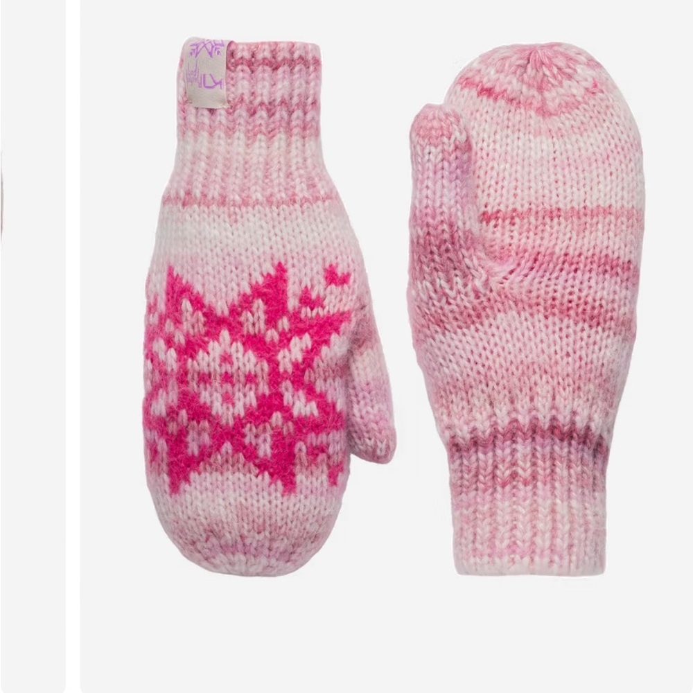 Rachel Pohl x Kari Traa Knit Mittens / fleece lined / brand new